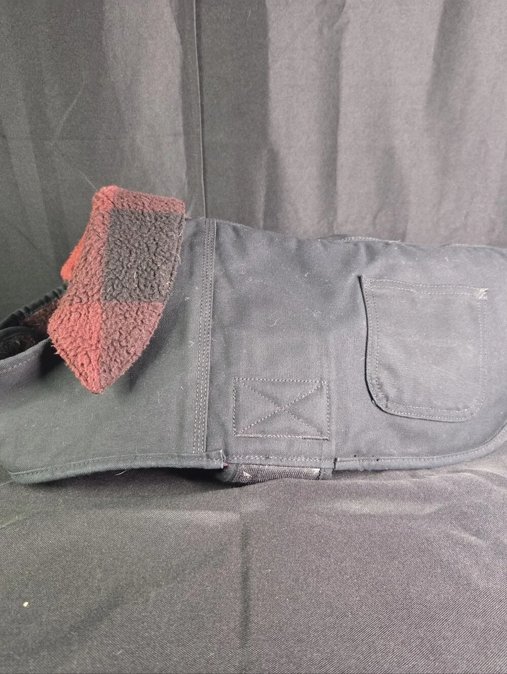 Black Medium Carhartt Fleece Lined Dog Coat